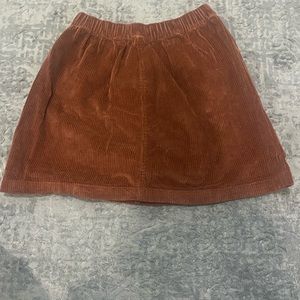 brown corduroy mini skirt, very vintage and very y2k